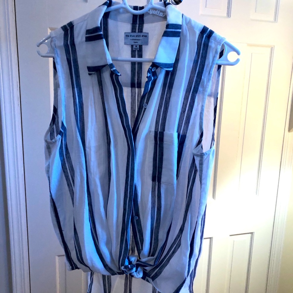 Blue shirt shop size medium!